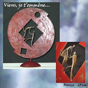 sculpture en bronze de Richard Blancquart