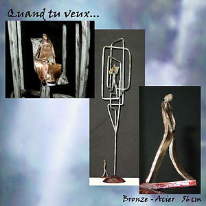 sculpture en bronze de Richard Blancquart