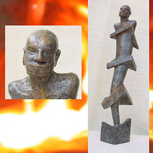 sculpture en bronze de Richard Blancquart