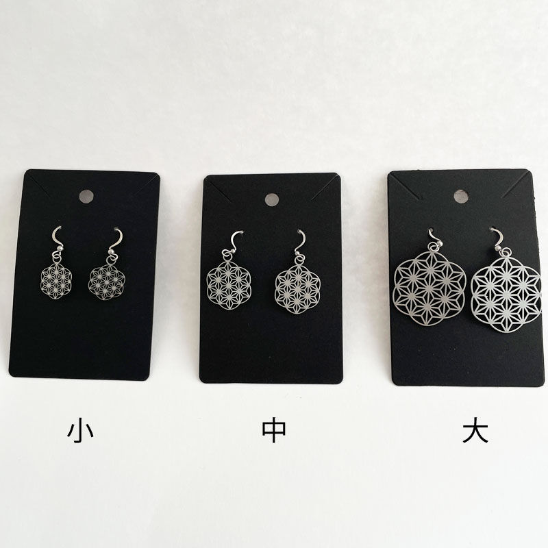 ピアス(組子柄)