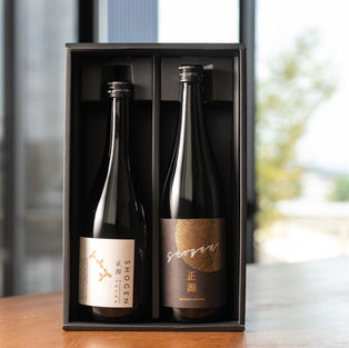 本格芋焼酎　正源　白黒飲みくらべセット　2本箱入り（720ml×2本）