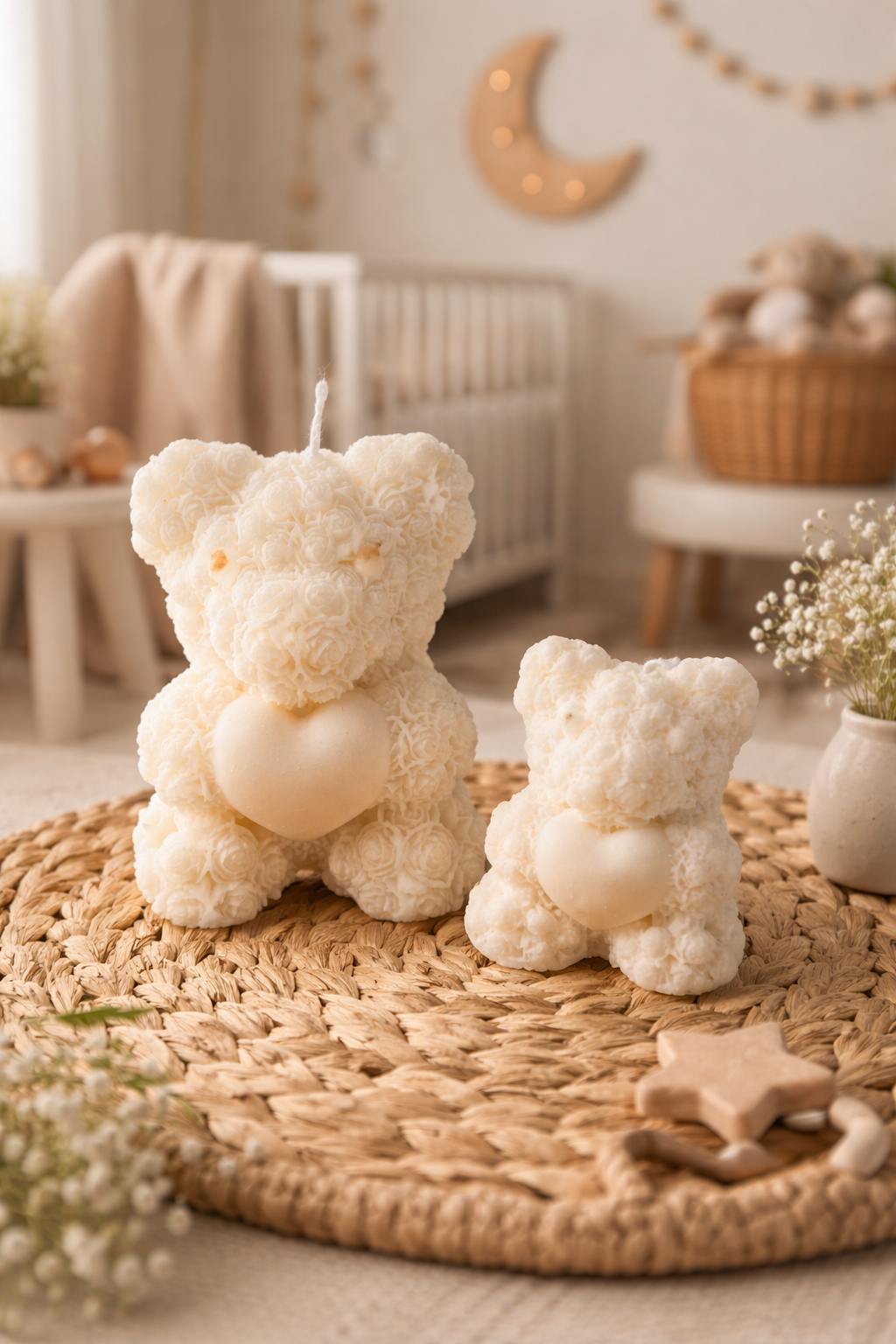 Bougie Ourson décoration en cire de soja 