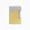 Thumbnail: Ligne 2 small platinum and brushed gold lighter