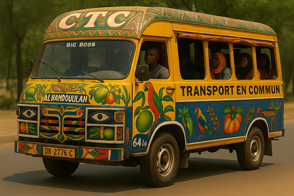 Transport en commun à Dakar communément appelé « car rapide »