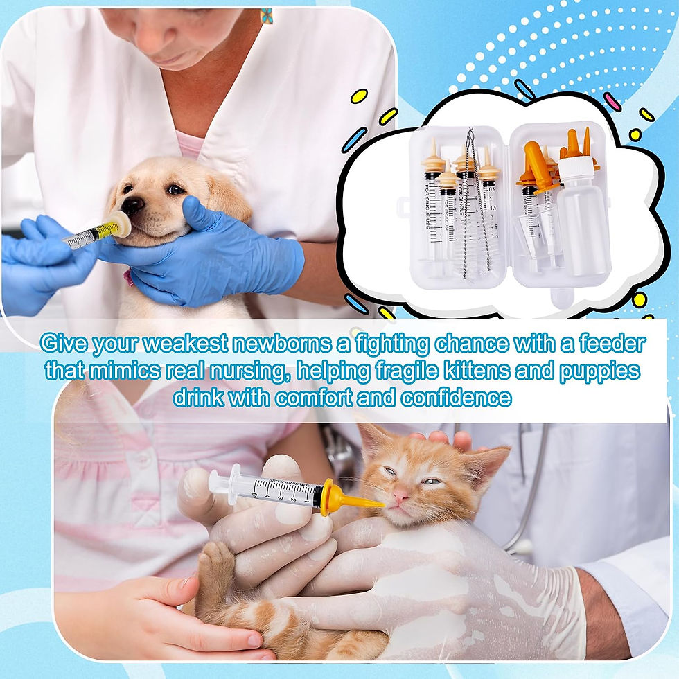 Thumbnail: PetCare Newborn Pet Nursing & Feeding Kit (23 Pcs)