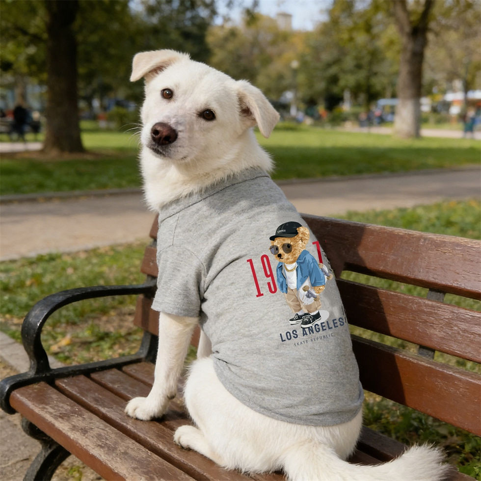 Thumbnail: CoolBear Los Angeles Printed Pet T-Shirt