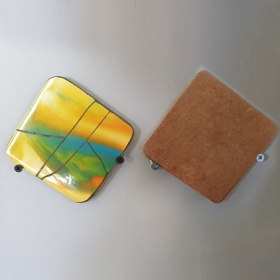 Posavasos cuadrados trupán