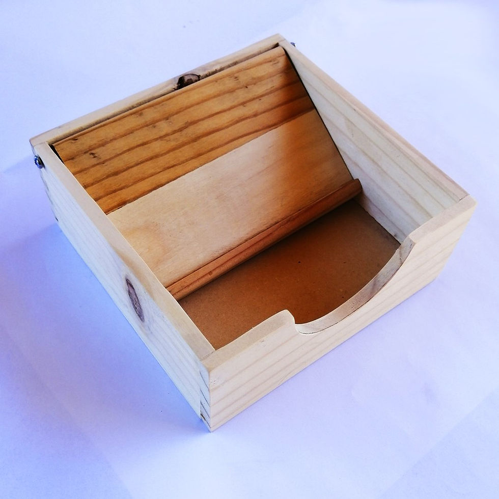 Miniatura: Servilletero madera