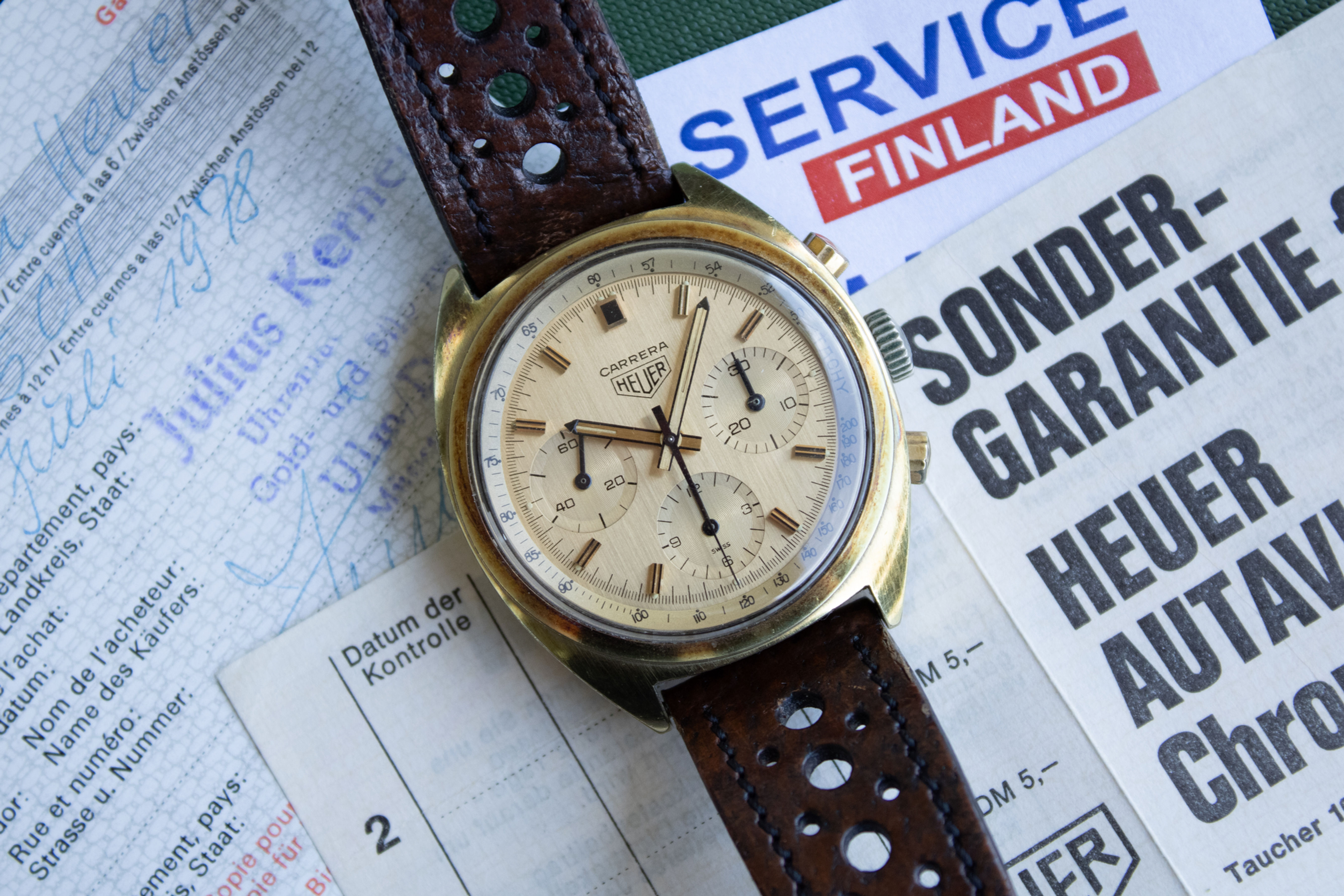 Heuer Carrera Chronograph, 38mm, (ref. 73655)
