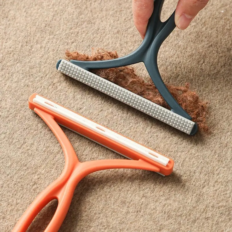 1pc 2in1 Double Sided Pet Hair Remover Lint Remover Clean Tool Shaver Sweater