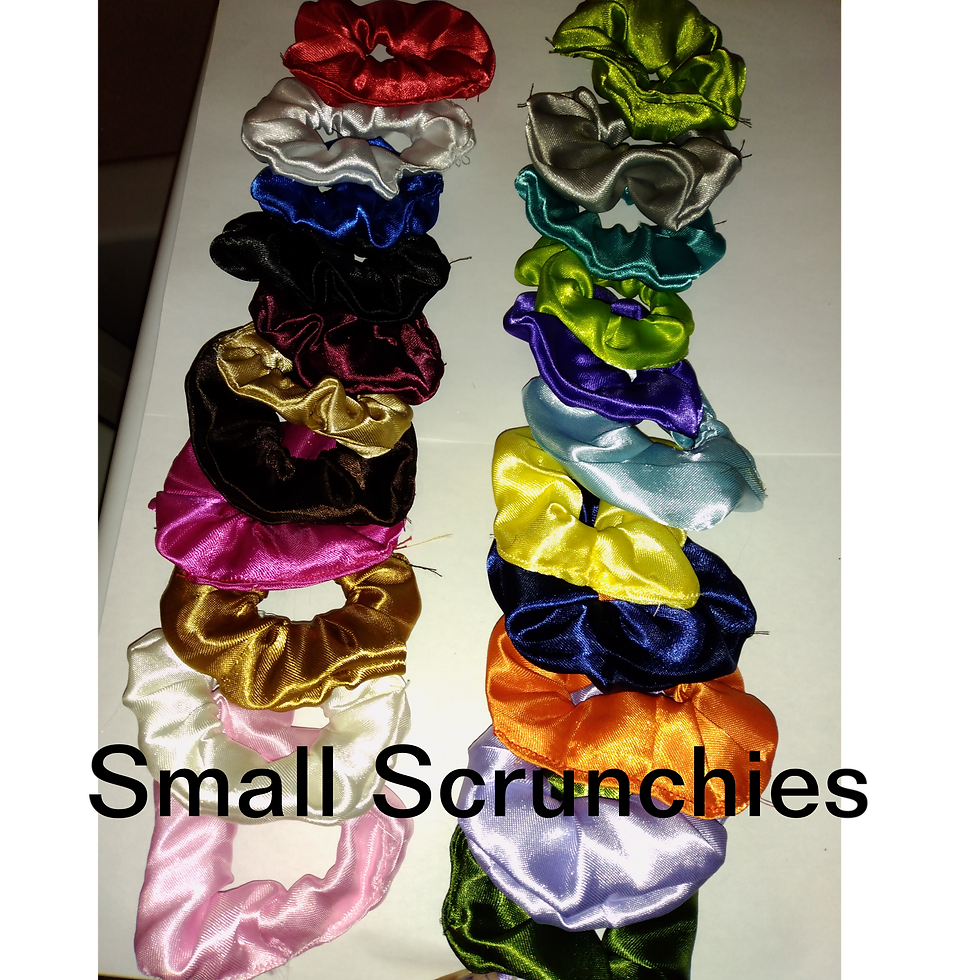 Satin Scrunchies : Samples