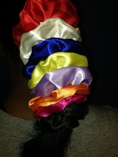 Thumbnail: Satin Scrunchies : Set of 22 in 22 Colors