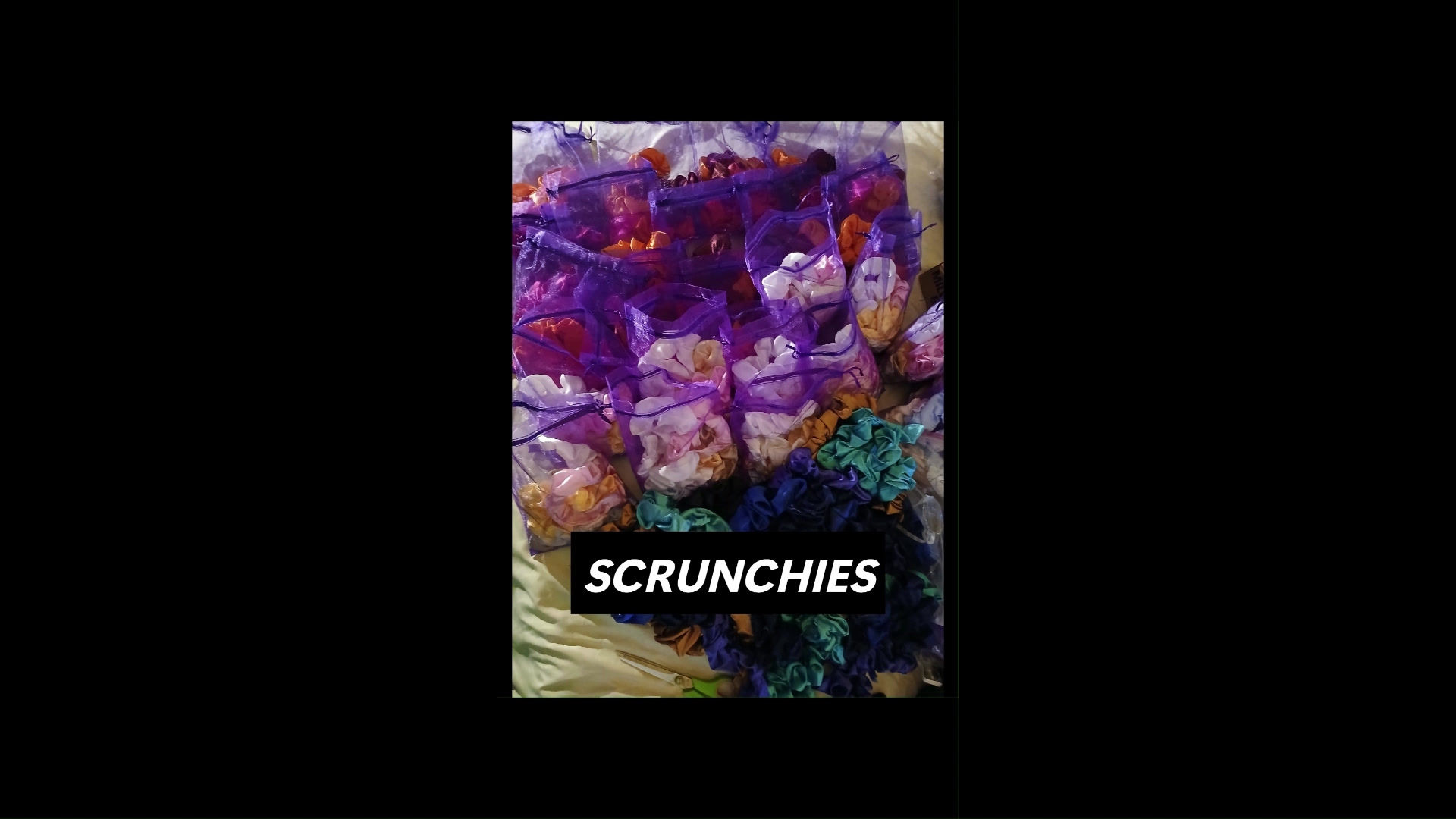 Satin Scrunchies : Set of 22 in 22 Colors