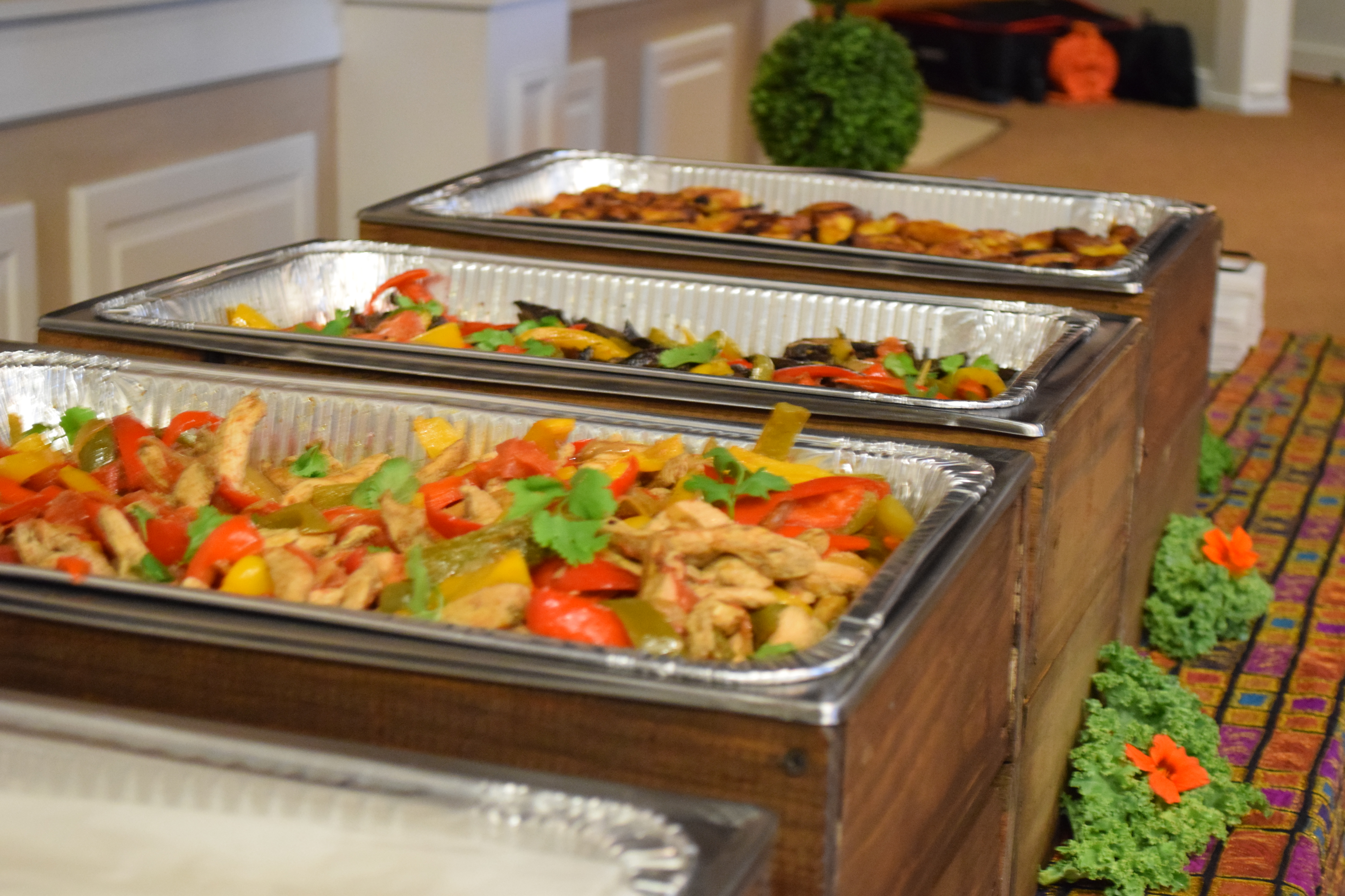 Arranged Food and Objects