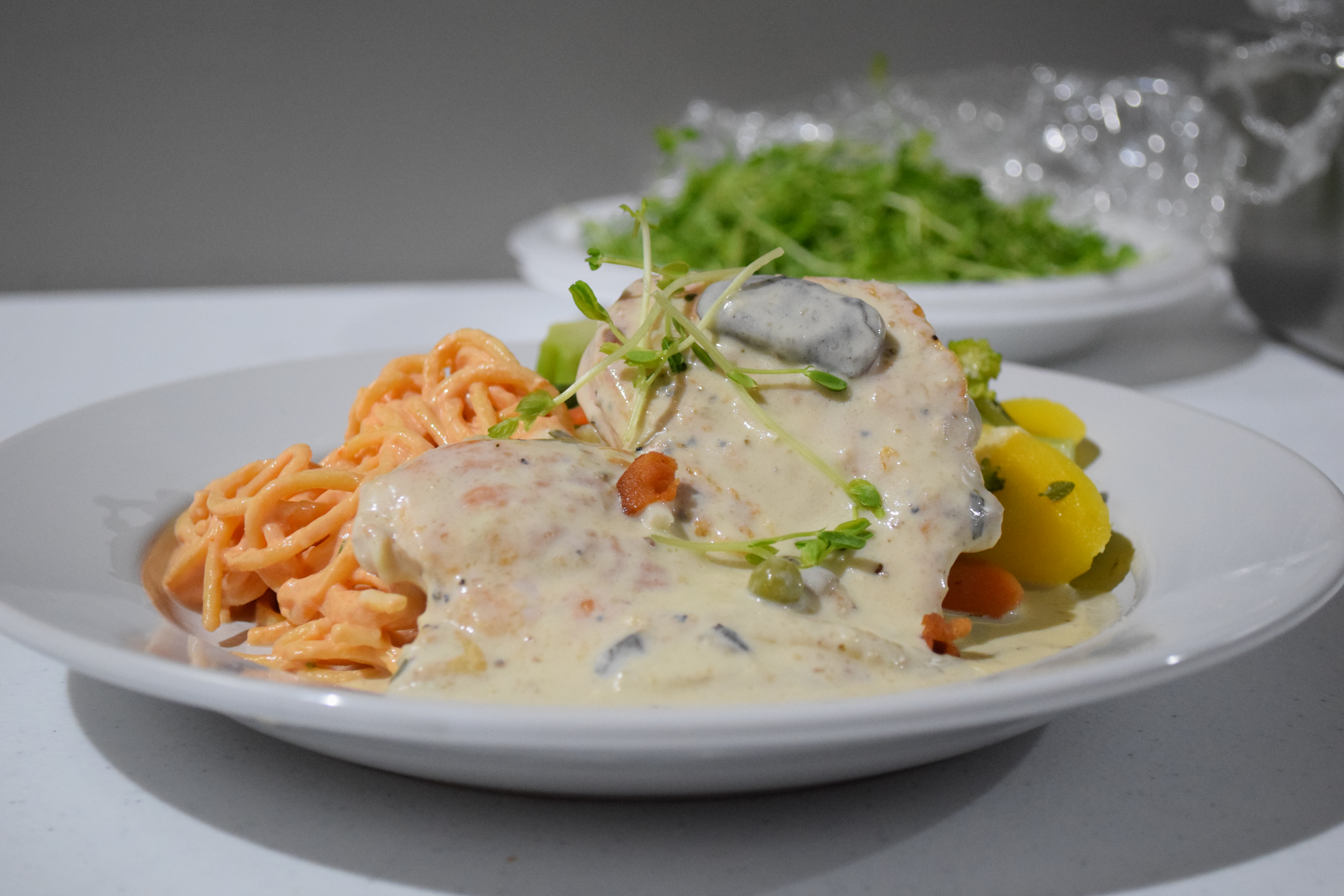 Arranged Food and Objects