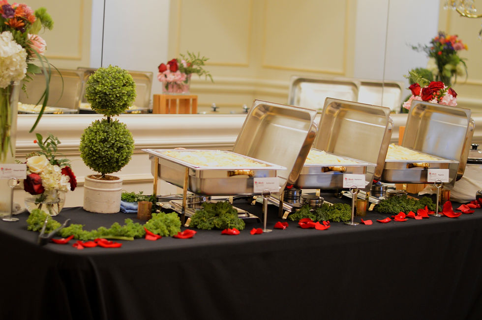 Arranged Food and Objects