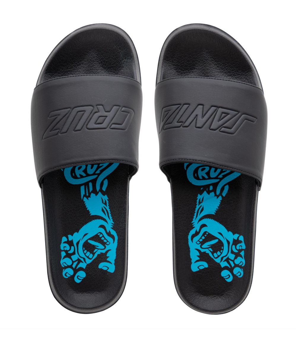 Vein Hand Strip Slides Black Mens Santa Cruz