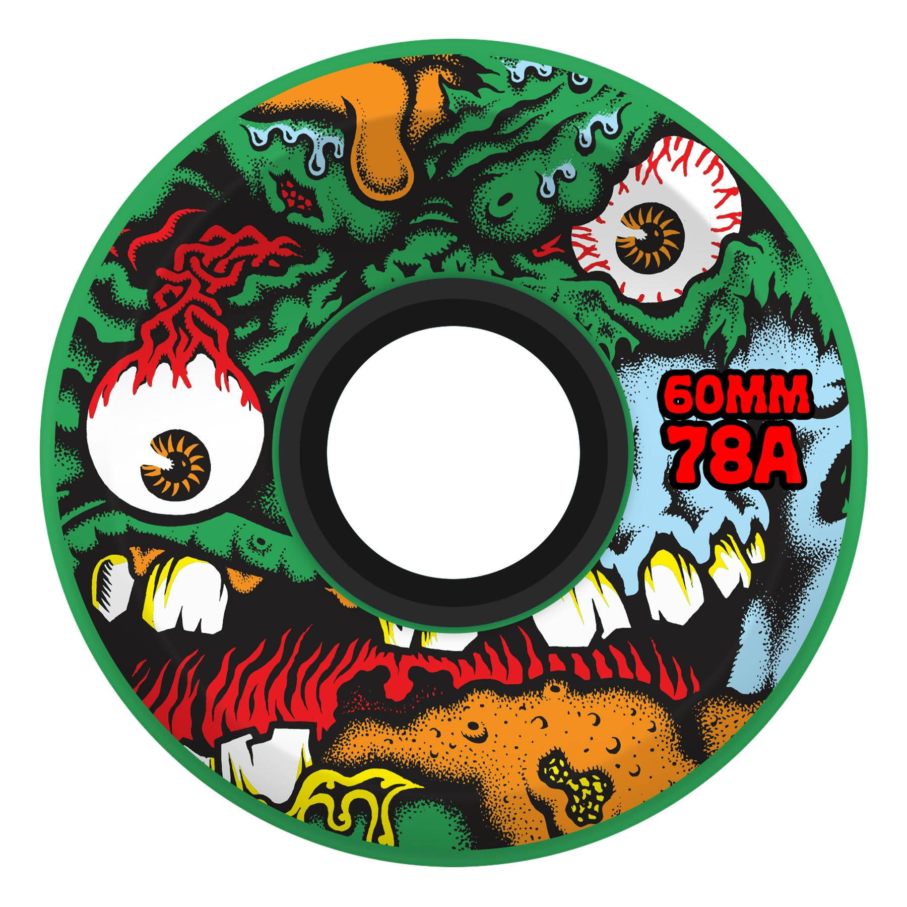 60mm Roskopp Face Two Reissue OG Slime Green