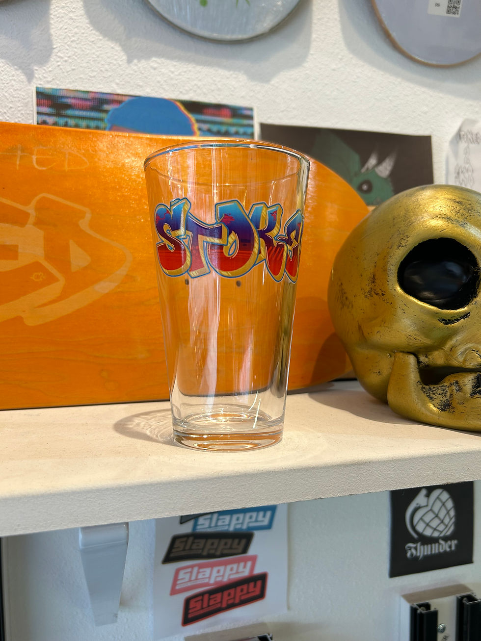 Stoked 16oz Pint Glass