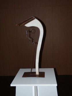 Escultura hierro y hormigón 30