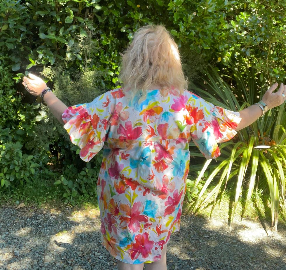 Thumbnail: The Audrey Dress - Colourburst Size L