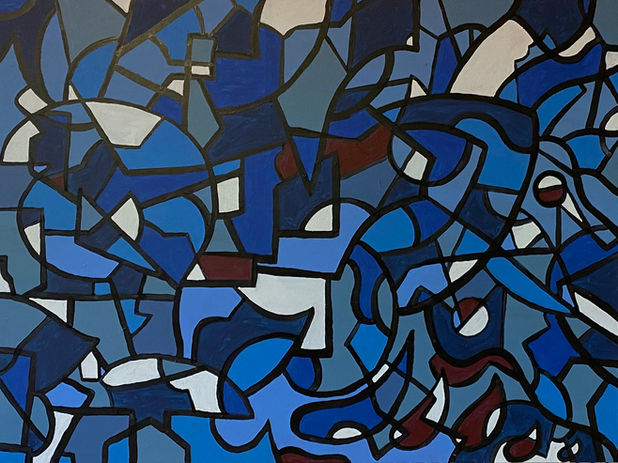 Stained Blue