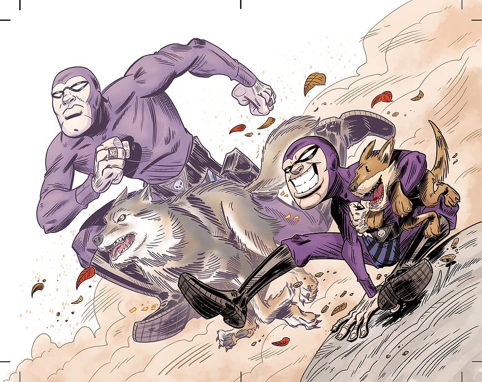 Kid Phantom #7 wraparound cover