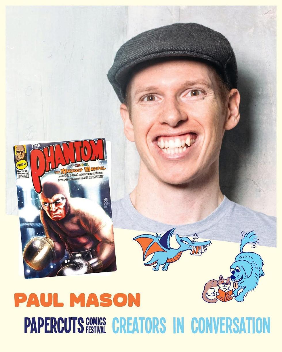 Paul to guest at Papercuts Comics Festival 2025!