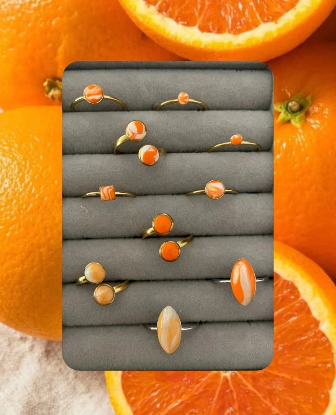 Anillos arcilla y acero 