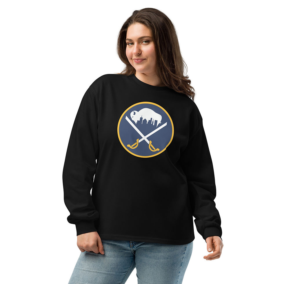 Thumbnail: Buffalo Hockey Skyline Long Sleeve