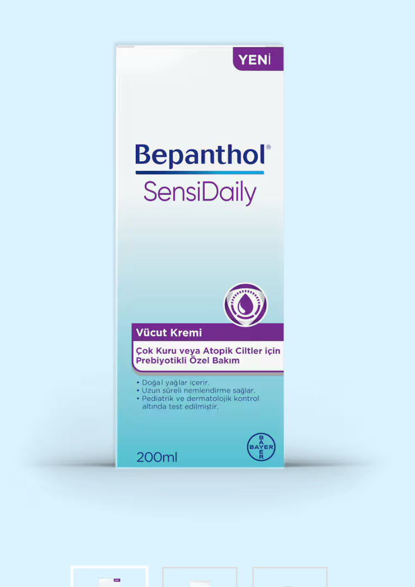 Bepanthol® SensiDaily Vücut Kremi 200ml