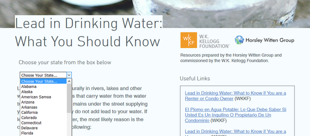 Lead & Drinking Water:
What You Should Know