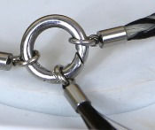 Miniature : Collier Donut Tressage plat