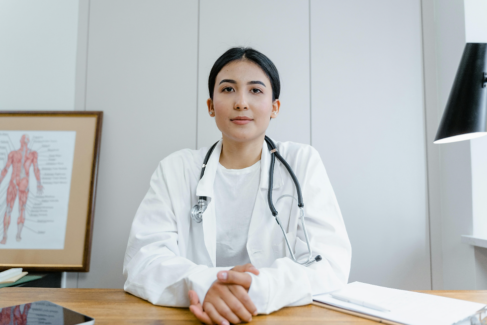 A clinical professional at Chateau Health and Wellness discussing the role of medication management for North Dakota residents in mental health treatment.