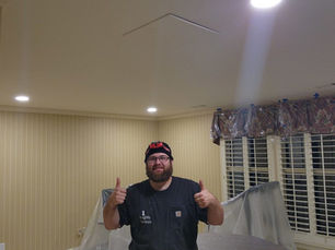 New Recessed Lighting Added in Alpharetta Basement