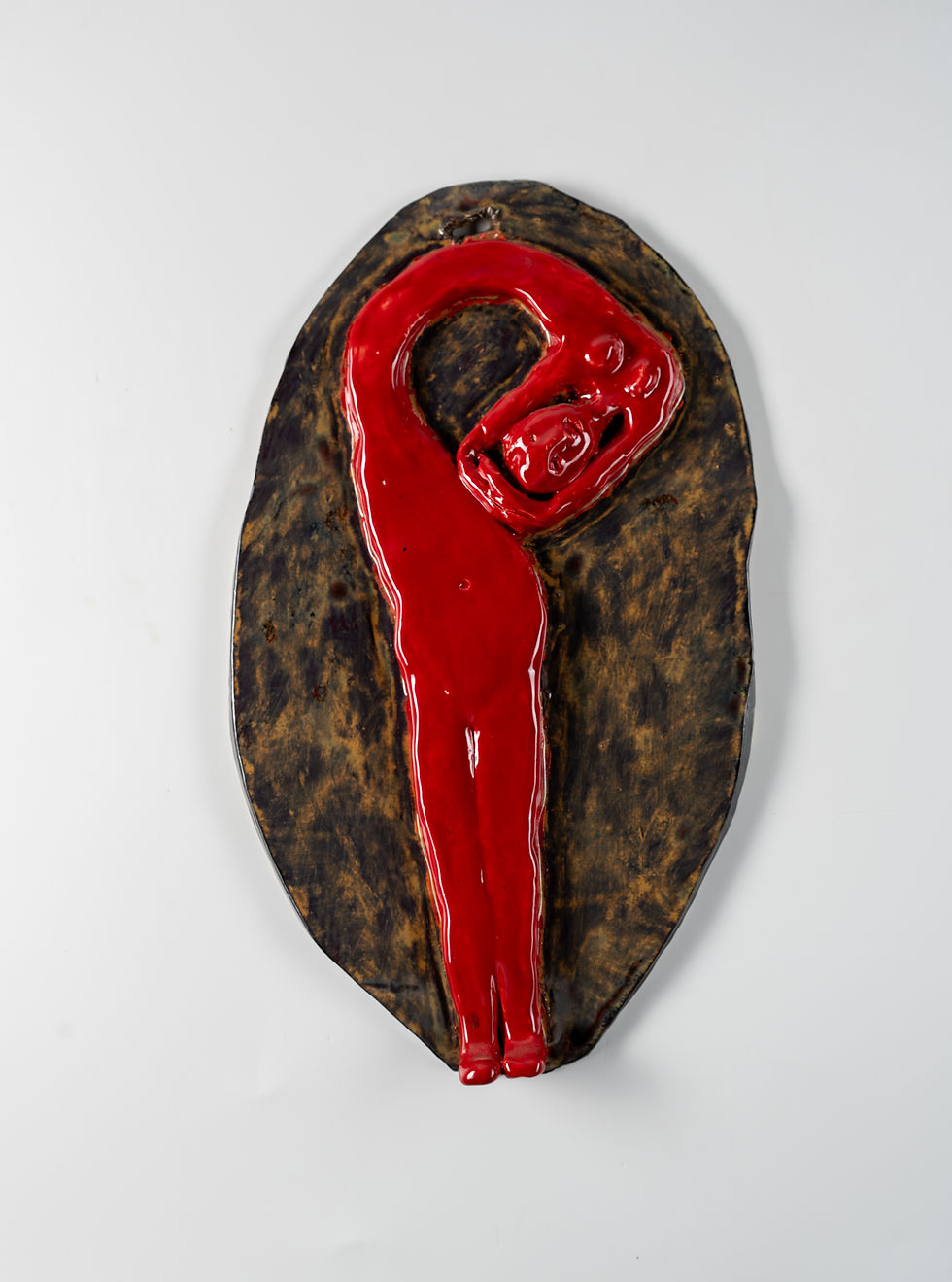 Twisted Woman in Red