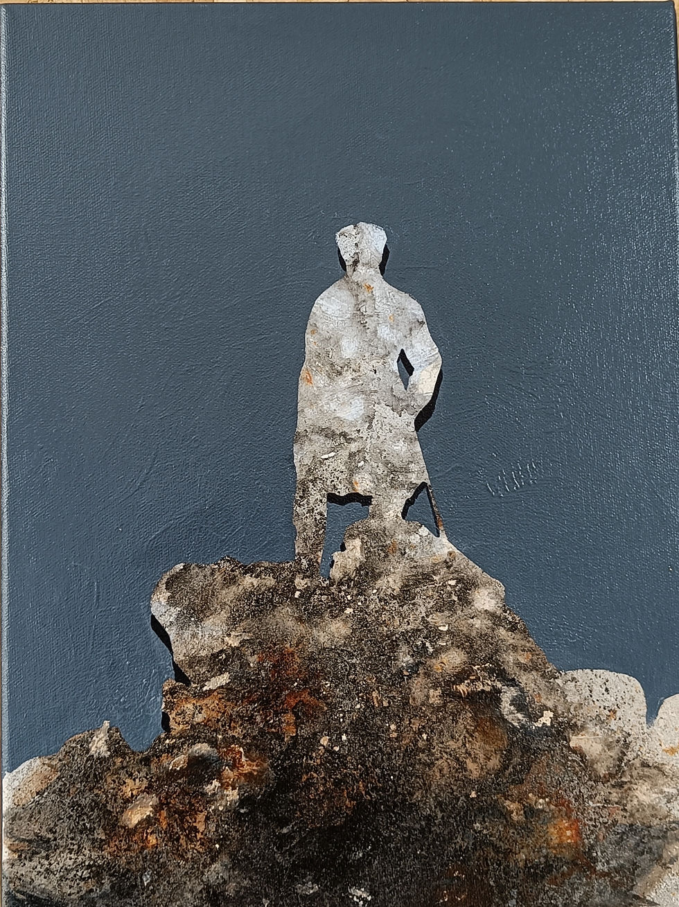 After C.D. Friedrich's 'Wanderer above the Sea Fog'