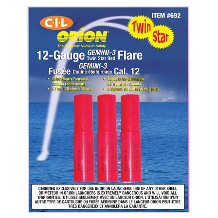 CIL Gemini 12 ga Twin Star Flare Type B 3pk