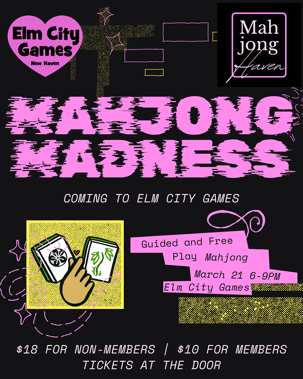 Mahjong Madness at Elm City Games