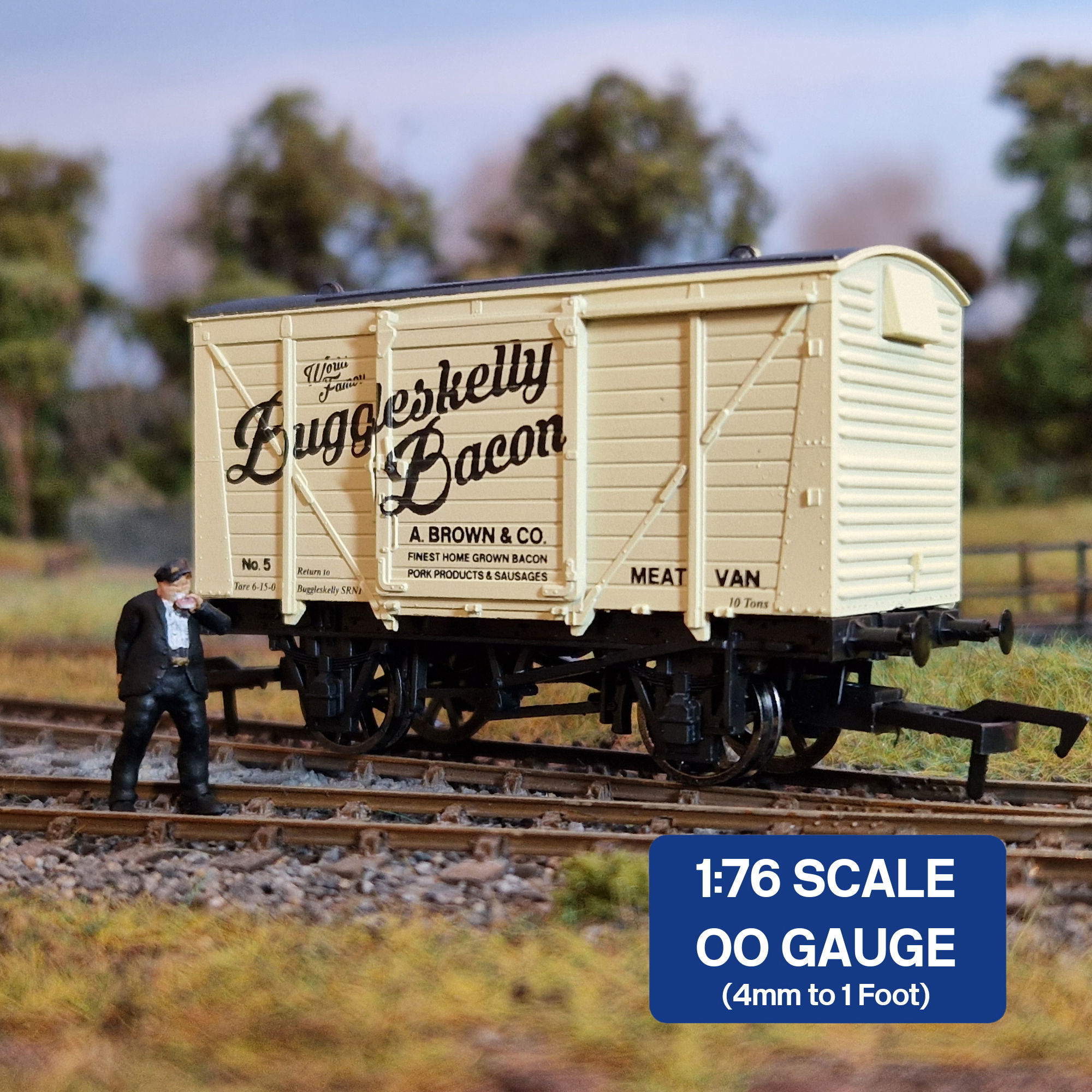 Buggleskelly Bacon - A. Brown - (Oh, Mr. Porter!) OO Gauge Meat Van/Wagon