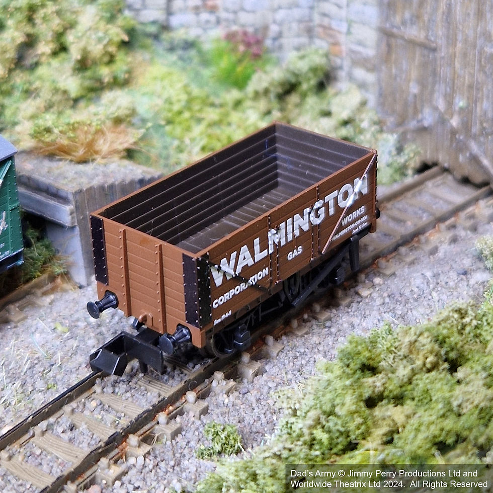 Thumbnail: N Gauge - Walmington Gas Works (Dad's Army) Railway Wagon