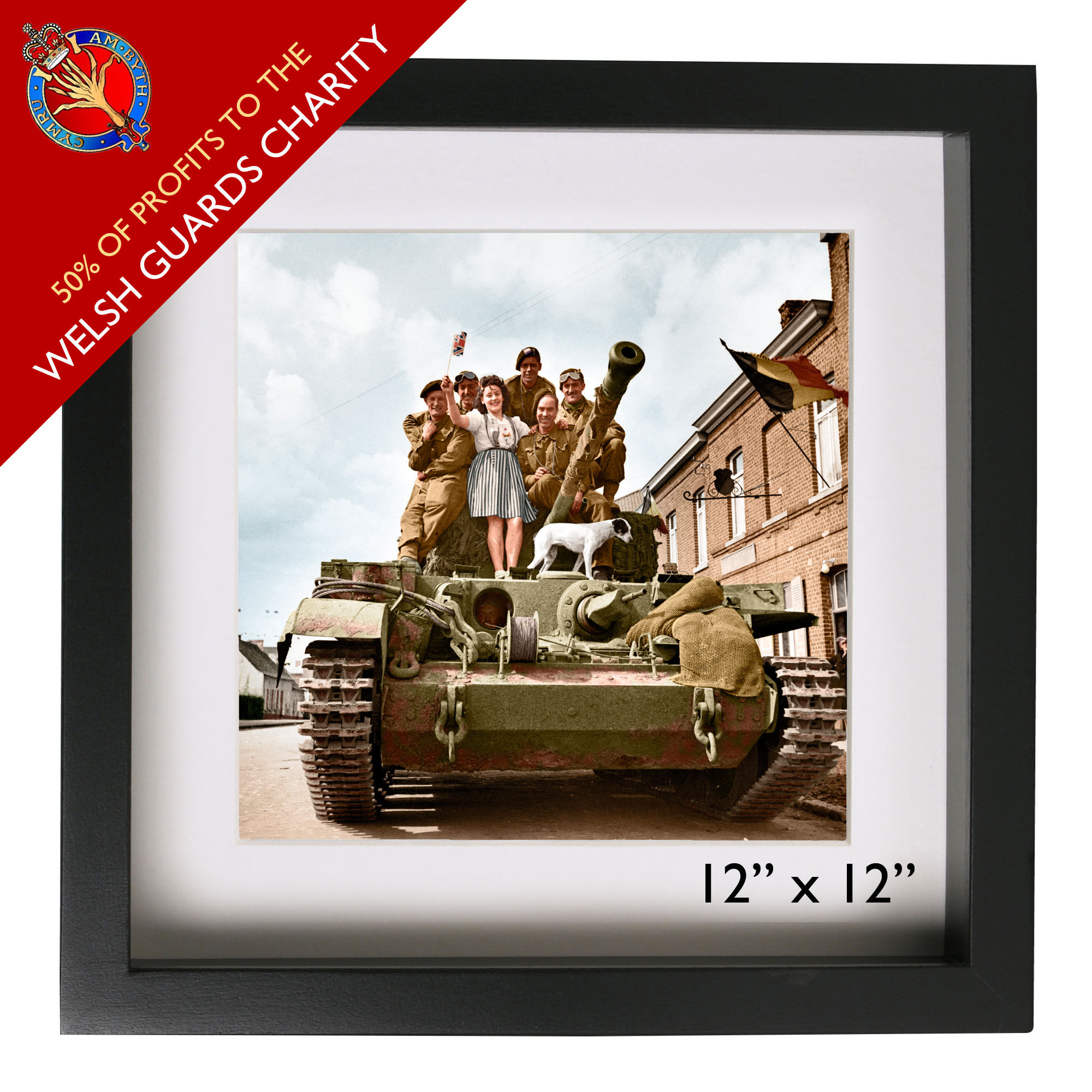 Welsh Guards Liberate Belgium (50% to Charity)