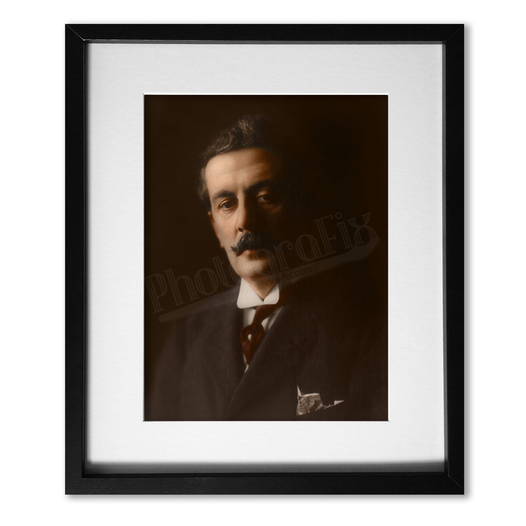 Giacomo Puccini - Colourised Photo Print