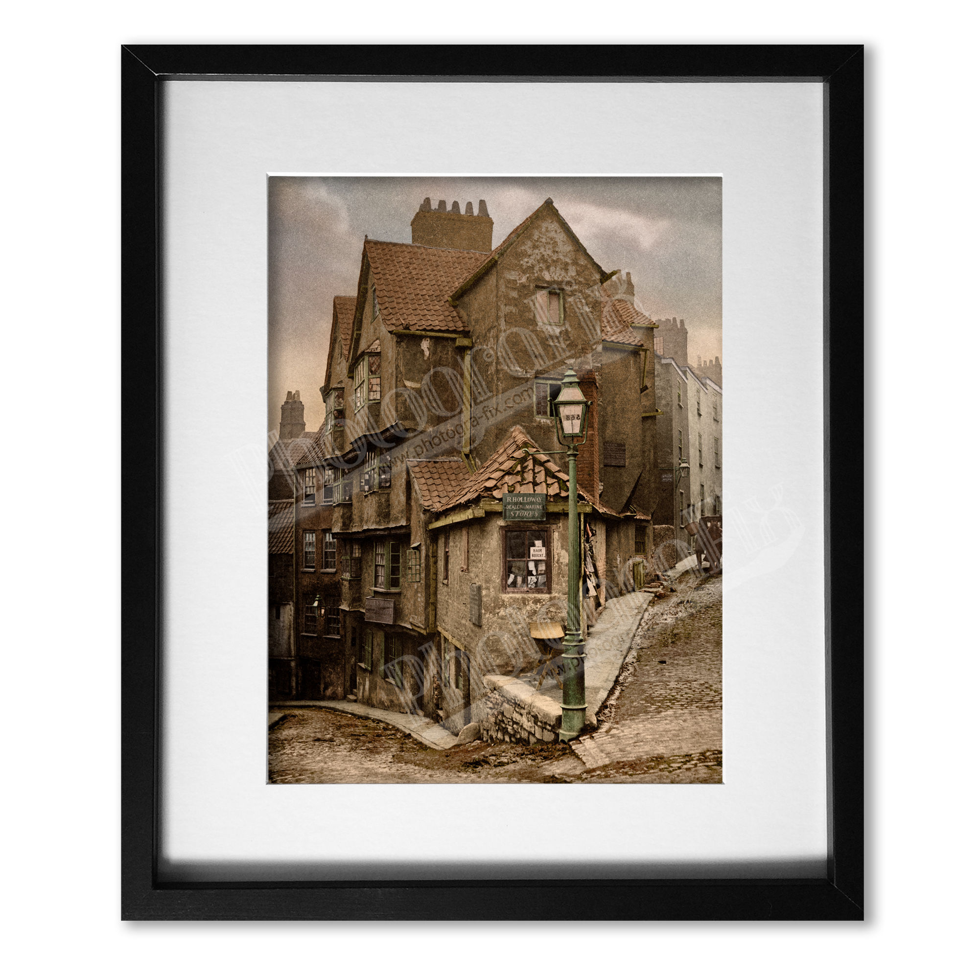 Rag n Bone Shop, Bristol 1866 - Colourised Print/Canvas