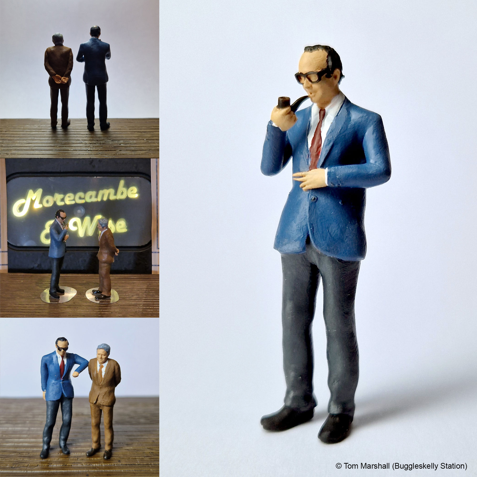 Eric Morecambe - Scale Model Figure - Model Railway/Diorama Character