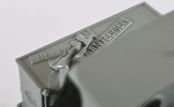 Gladstone the old locomotive from 'Oh, Mr. Porter!'.  This is a 3D printed body shell.