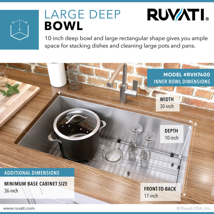 RVH7400 Gravena Kitchen Sink by Ruvati