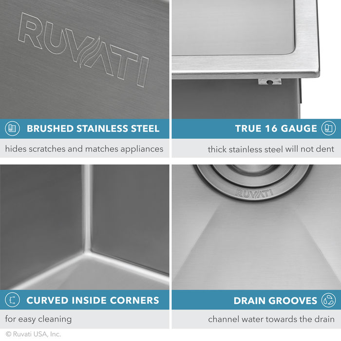 RVU6015 Forma Pro Laundry Sink by Ruvati