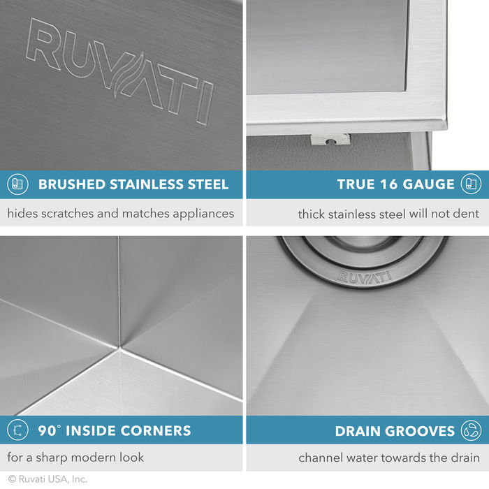 RVU6022 Forma Laundry Sink by Ruvati