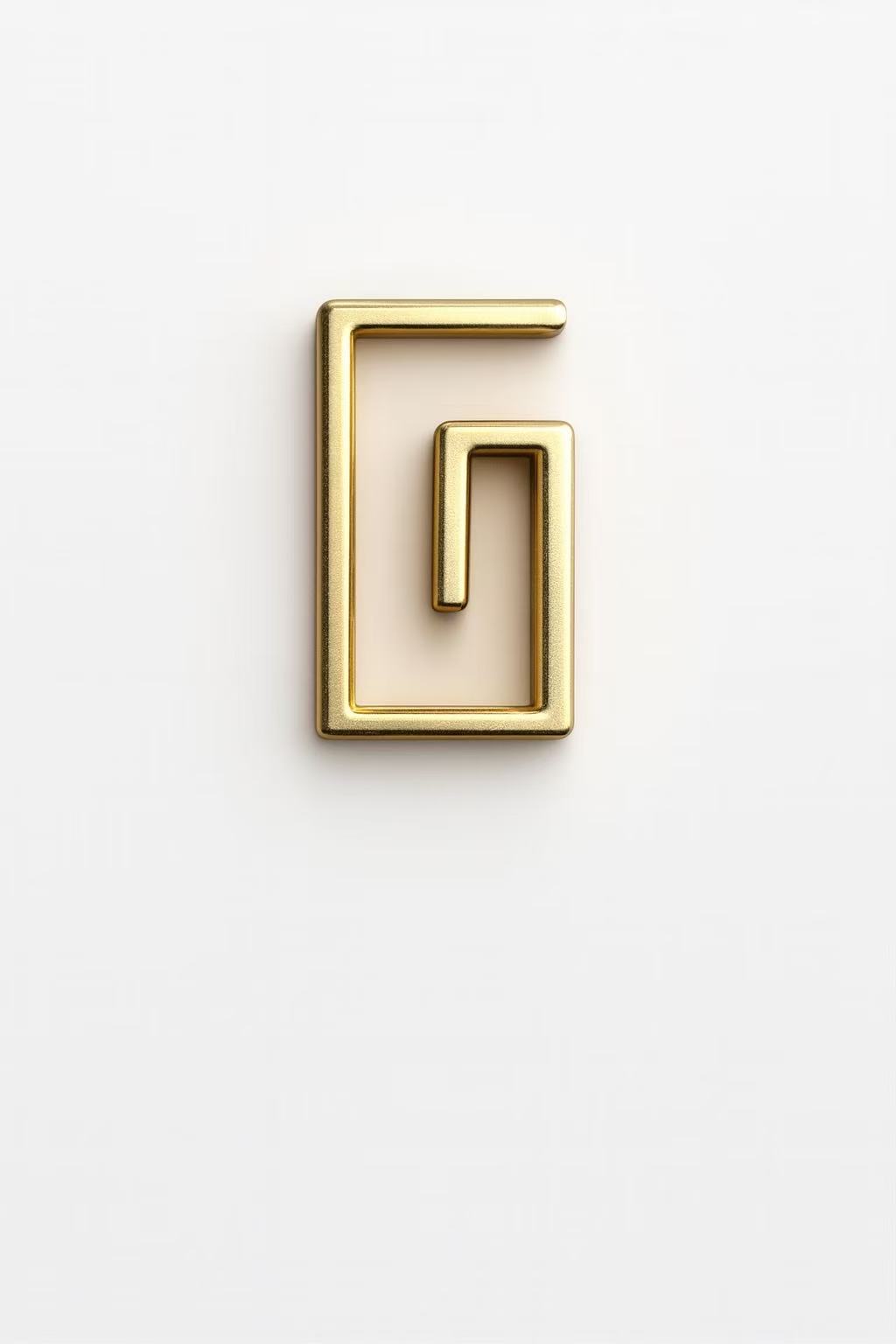 Minimalist gold metallic logo representing Zen practice and meditation principles